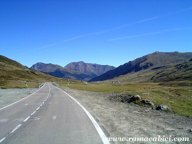 A punto de llegar al Pla de Beret