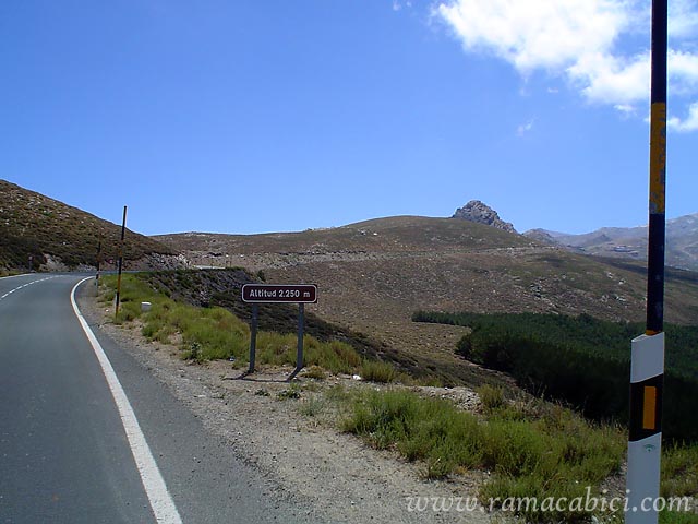 Cota 2250 en los ltimos kilmetros antes de llegar a Albergue